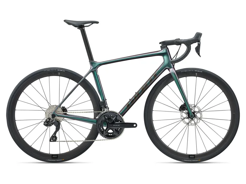 Giant TCR Advanced Pro 1 Disc-Di2 Road Bike in Iridescent